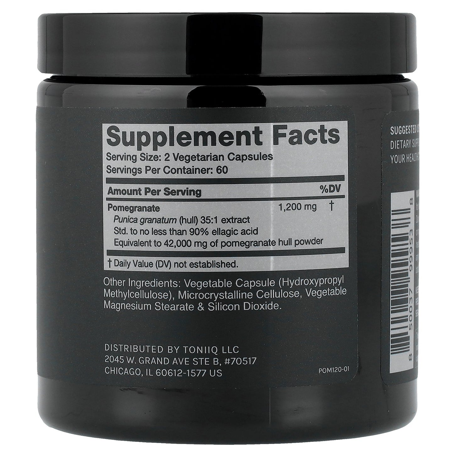 Toniiq, Pomegranate Extract, 120 Capsules (600 mg per Capsule)