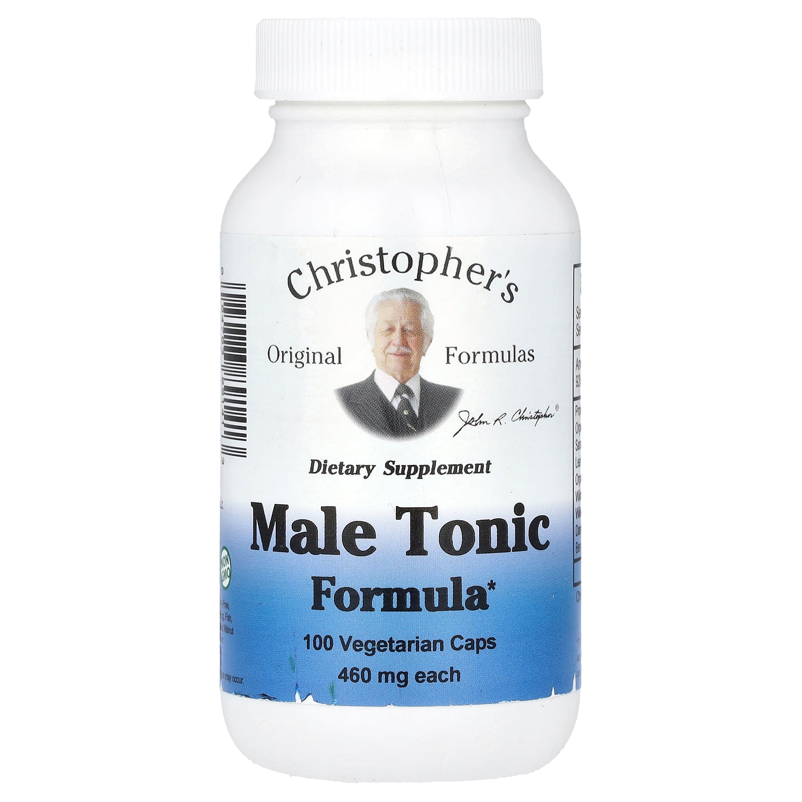 Christopher's Original Formulas, Male Tonic Formula, 460 mg, 100 Vegetarian Caps (230 mg Per Cap)