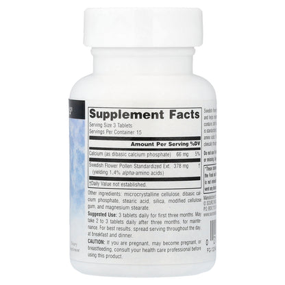 Source Naturals, Swedish Flower Pollen, 45 Tablets