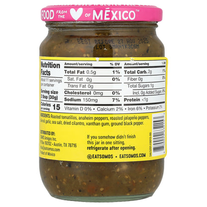 Somos, Salsa Verde, Mild, 12 oz (340 g)