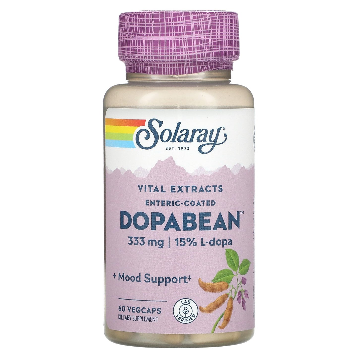 Solaray, DopaBean, 333 mg, 60 VegCaps