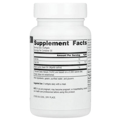 Source Naturals, Black Seed Oil, 60 Softgels