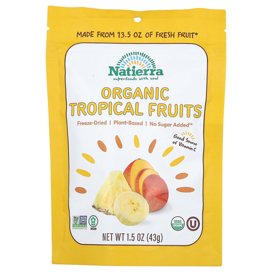 Natierra, Organic Freeze-Dried Tropical Fruits, 1.5 oz (43 g)