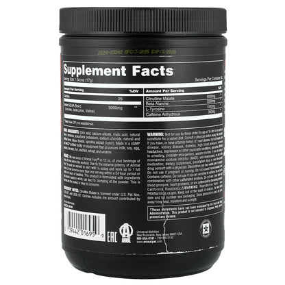 Animal, Fury® Essentials, Pre Workout,  Kiwi Lime, 17.98 oz (510 g)