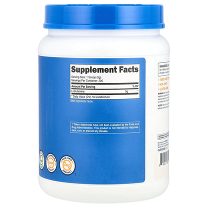 Nutricost, L-Glutamine, Unflavored, 35.7 oz (1 kg)