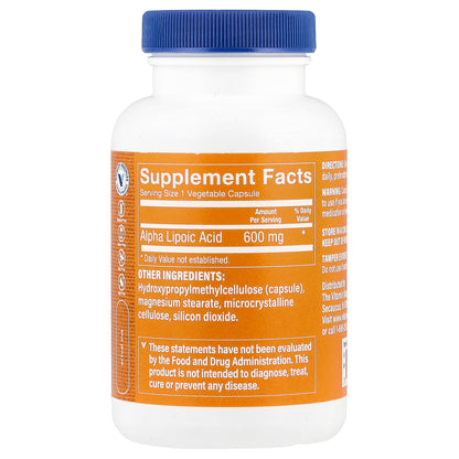 The Vitamin Shoppe, Alpha Lipoic Acid, 600 mg , 120 Vegetable Capsules