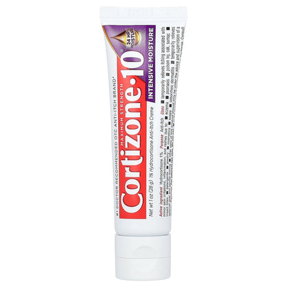 Cortizone 10, Maximum Strength, Intensive Moisture Creme, 1 oz (28 g)