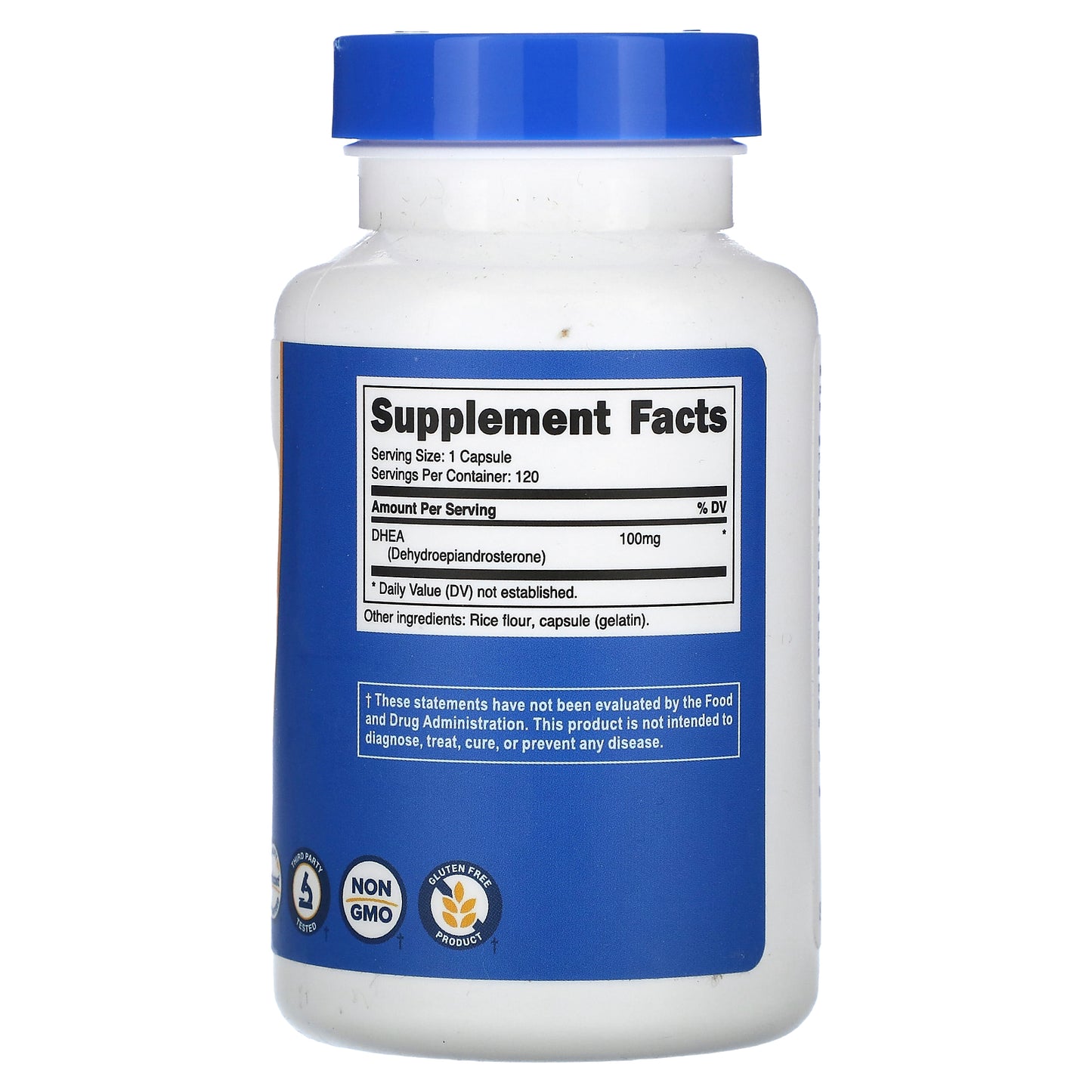 Nutricost, DHEA, 100 mg , 120 Capsules