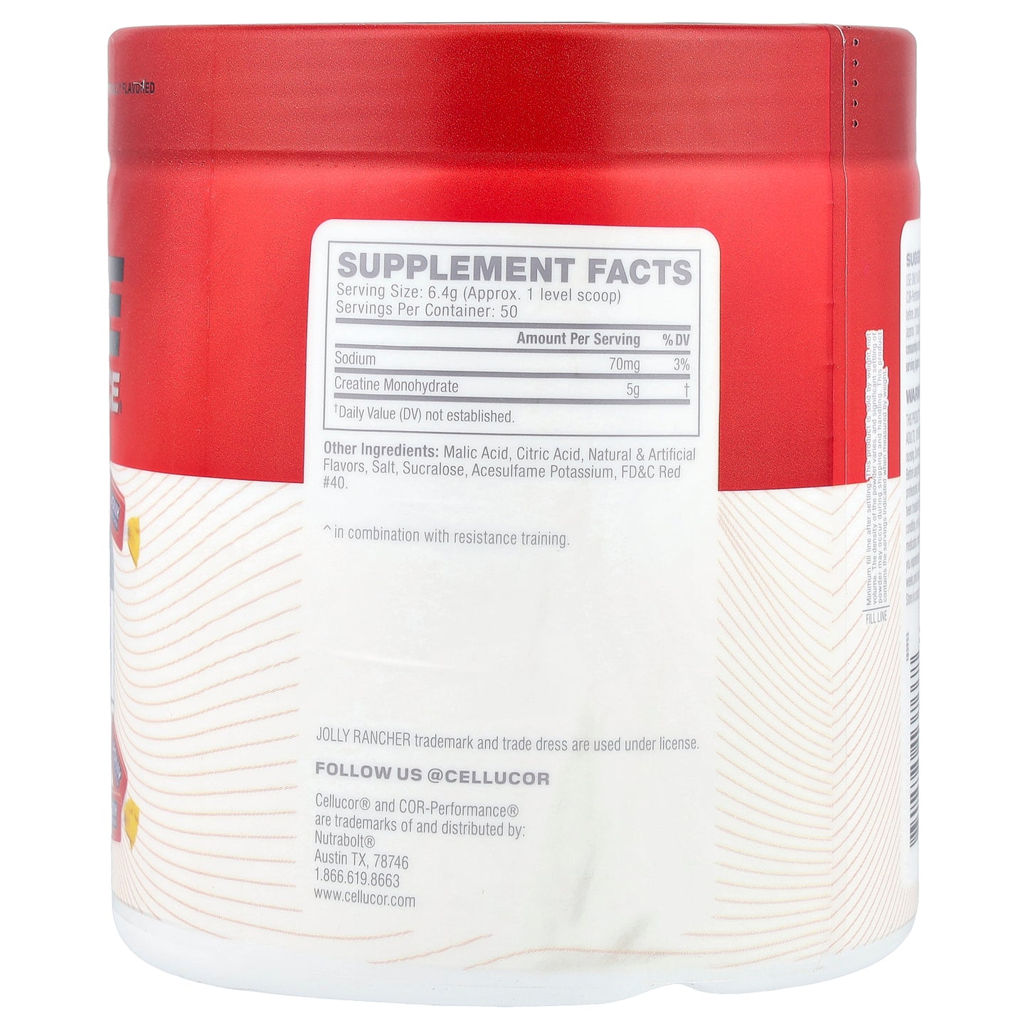 C4 / Cellucor, COR-Performance® Creatine, Jolly Rancher, Cherry, 11.3 oz (321 g)