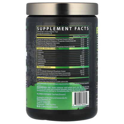 Nutrex Research, EAA + Hydration, Lemon Lime, 13.76 oz (390 g)