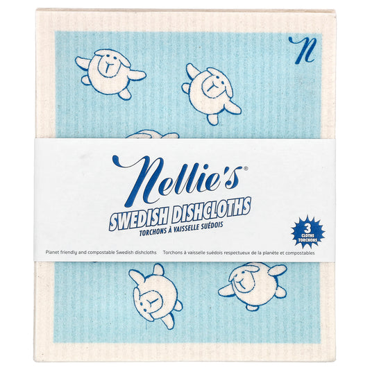Nellie's, Swedish Dishcloths, 3 Cloths