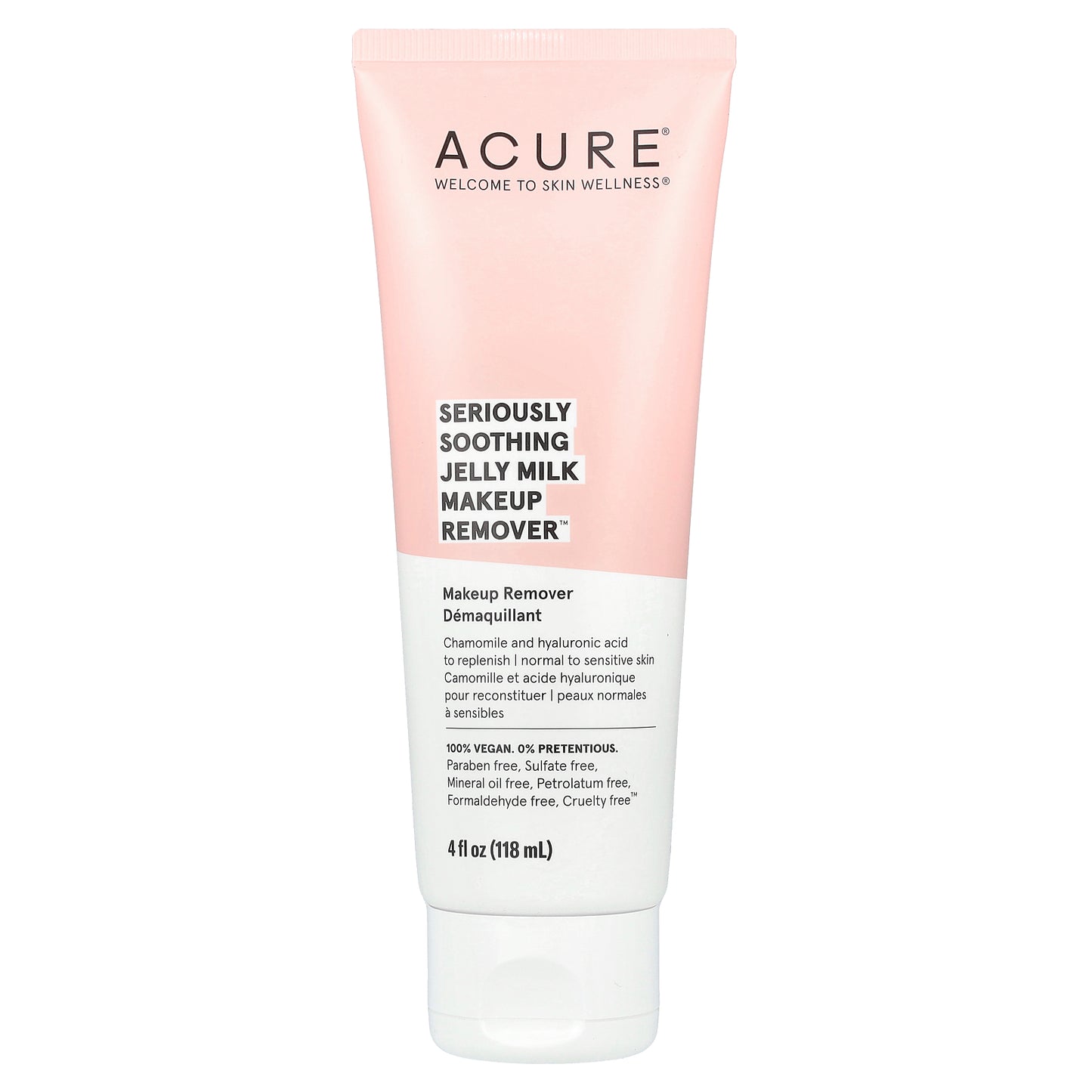 ACURE, Seriously Soothing Jelly Milk Makeup Remover™, 4 fl oz (118 ml)