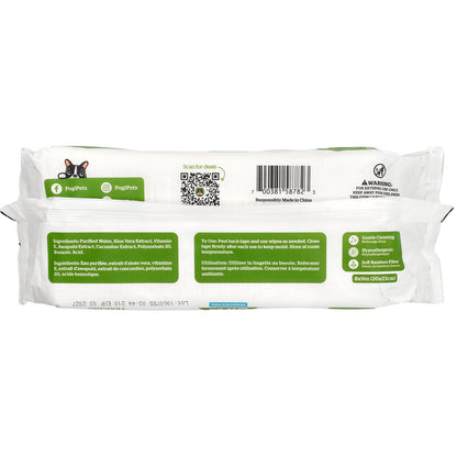 Pogi's Pet Supplies, Grooming Wipes, Fragrance Free, 100 Fresh Wipes
