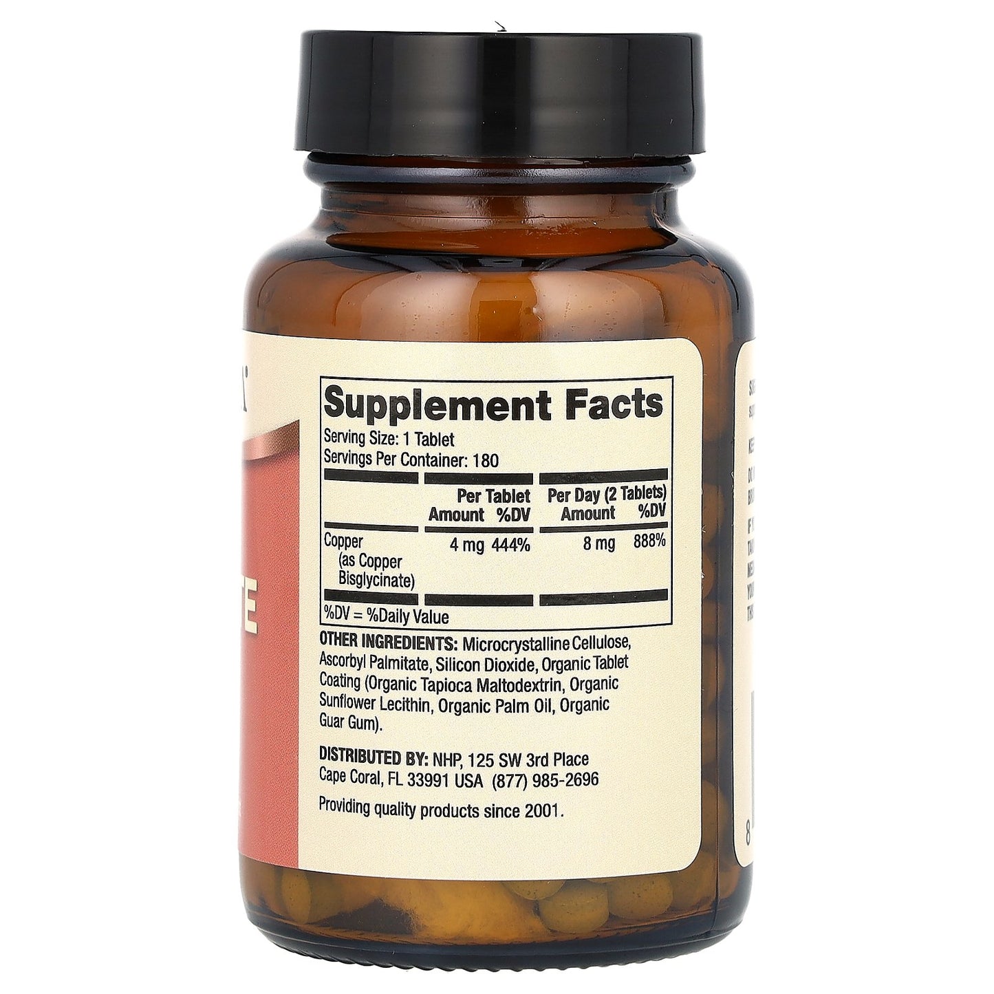 Dr. Mercola, Copper Bisglycinate, 180 Tablets (4 mg per Tablet)