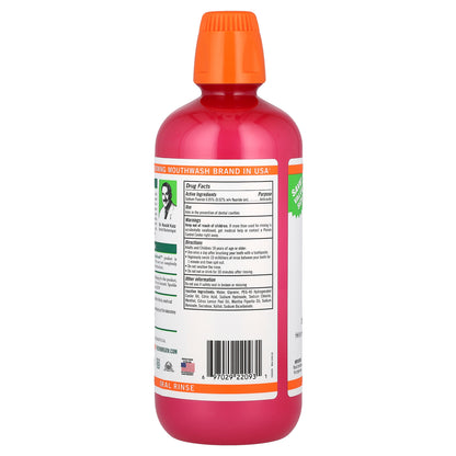 TheraBreath, Anticavity Oral Rinse, Sparkle Mint, 33.8 fl oz (1 l)