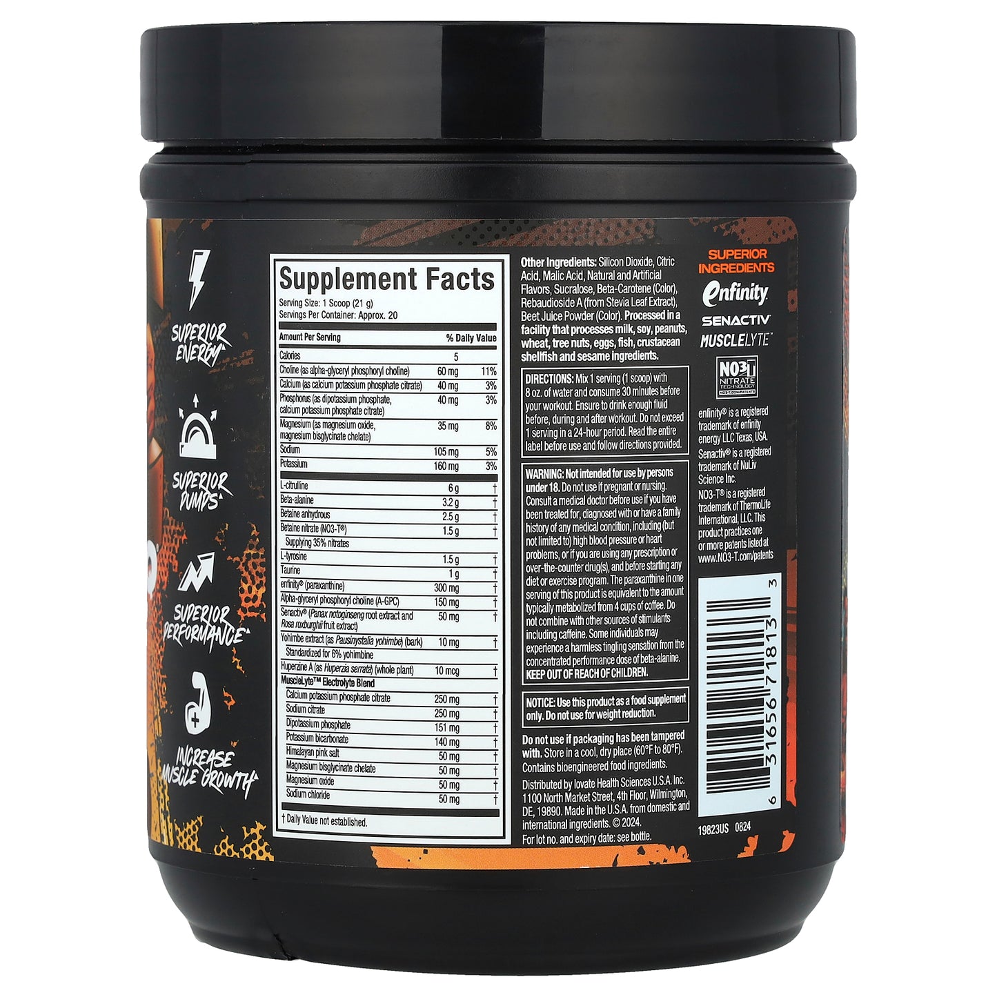 MuscleTech, EuphoriQ® Pre-Workout V2, Boogieman Punch, 14.67 oz (416 g)