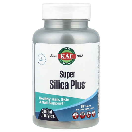KAL, Super Silica Plus™, 60 Tablets