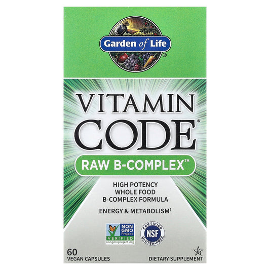 Garden of Life, Vitamin Code®, RAW B-Complex™, 60 Vegan Capsules