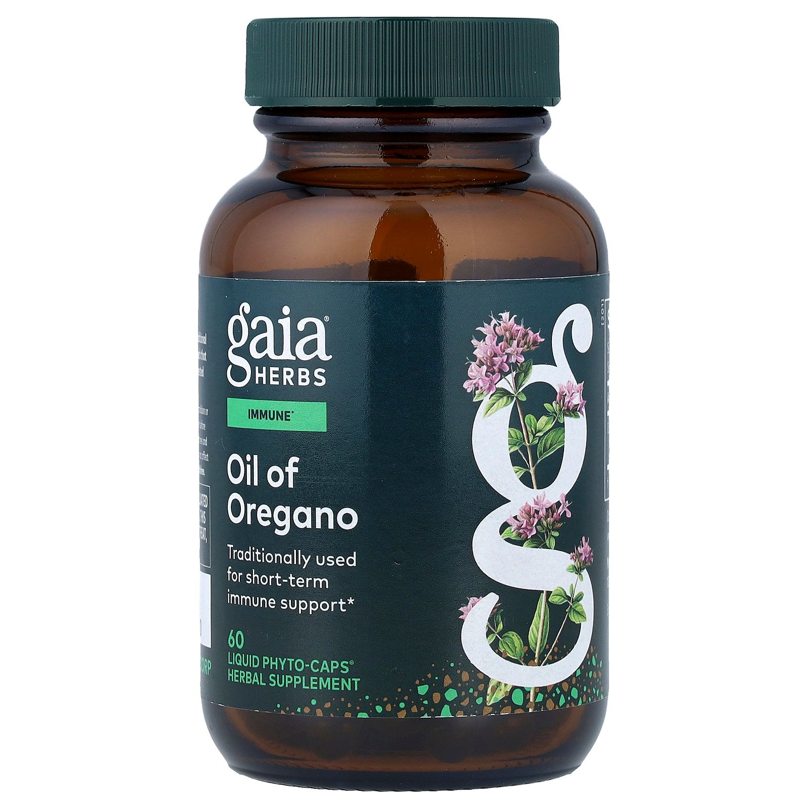 Gaia Herbs, Oil of Oregano, 60 Liquid Phyto-Caps®