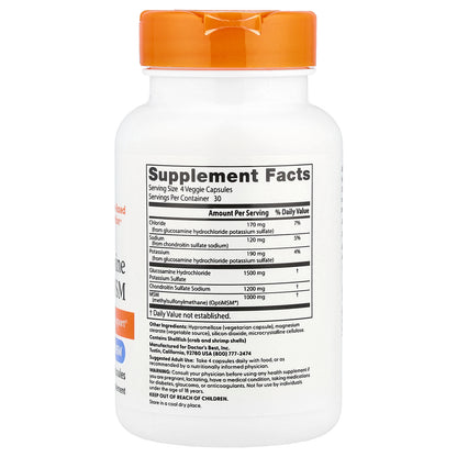 Doctor's Best, Glucosamine Chondroitin MSM, 120 Veggie Capsules