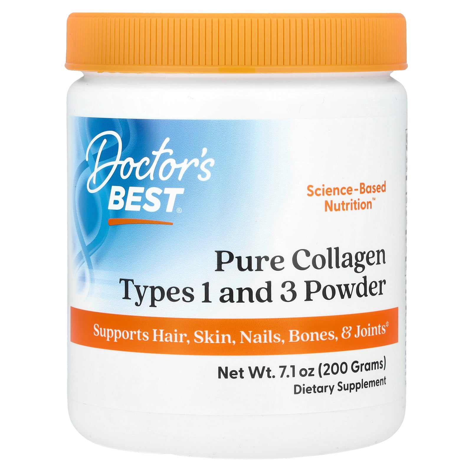 Doctor's Best, Pure Collagen Types 1 and 3 Powder, 7.1 oz (200 g)