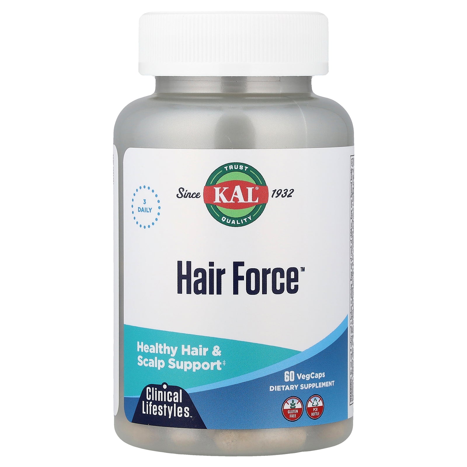 KAL, Hair Force™, 60 VegCaps