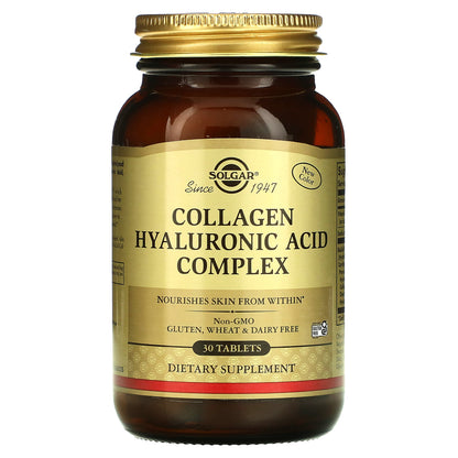 Solgar, Collagen Hyaluronic Acid Complex, 30 Tablets