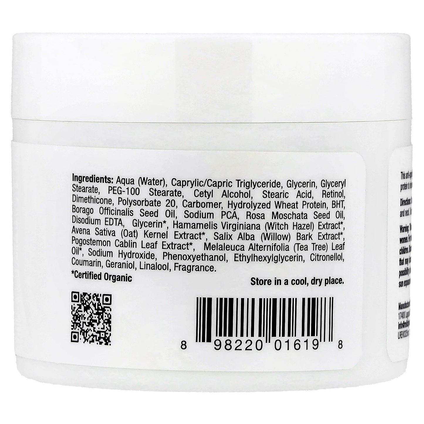Mild By Nature, Retinol Night Cream, 1.55 oz (44 g)