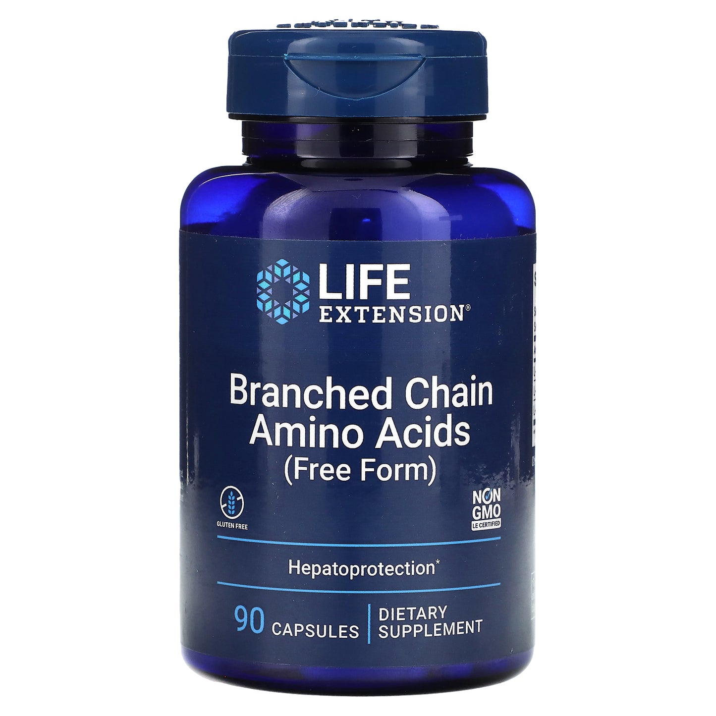 Life Extension, Branched Chain Amino Acids, Free Form, 90 Capsules