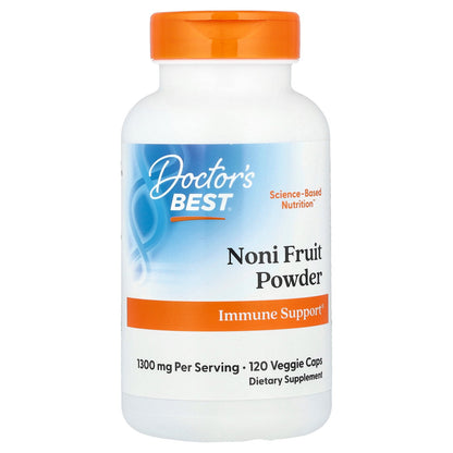 Doctor's Best, Noni Fruit Powder, 1,300 mg, 120 Veggie Caps (650 mg per Capsule)