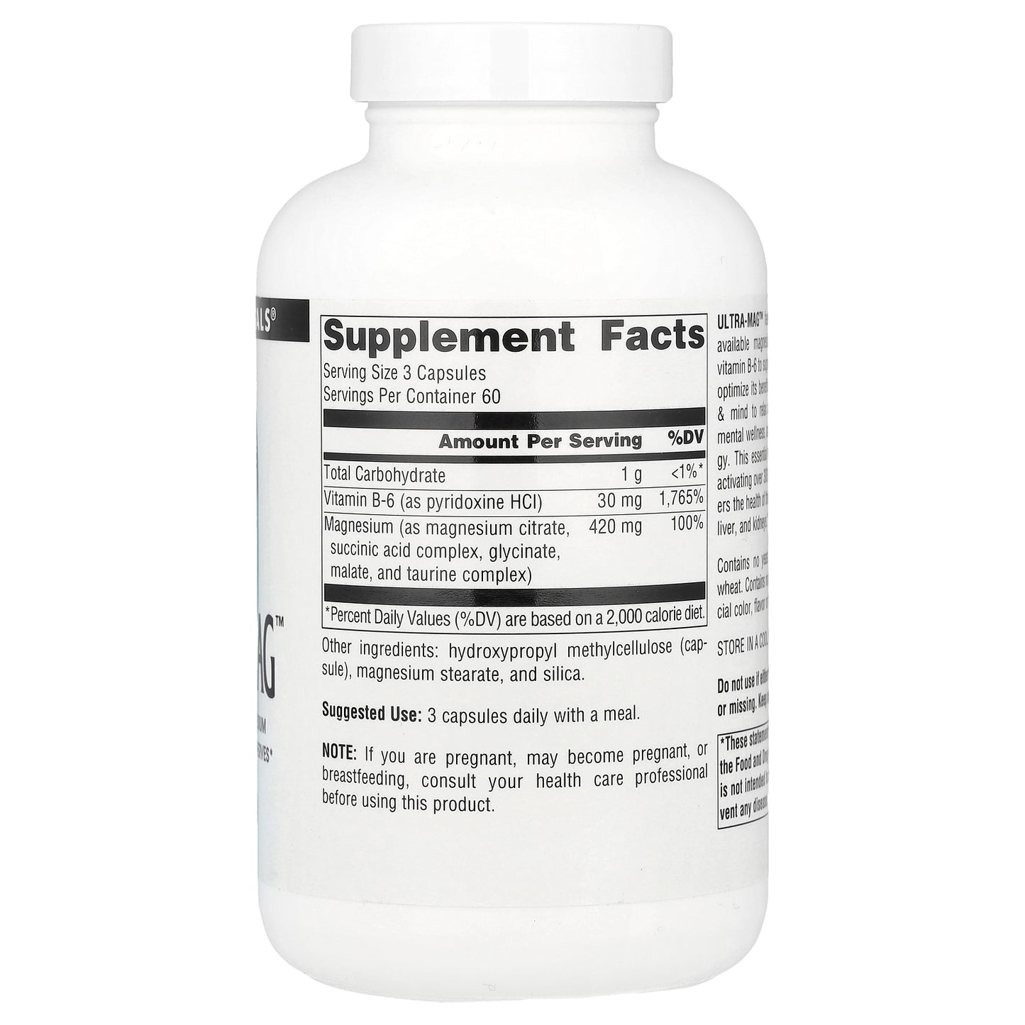 Source Naturals, Ultra-Mag™, 180 Vegan Capsules