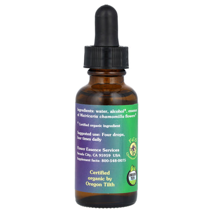 Flower Essence Services, Chamomile, Flower Essence, 1 fl oz (30 ml)