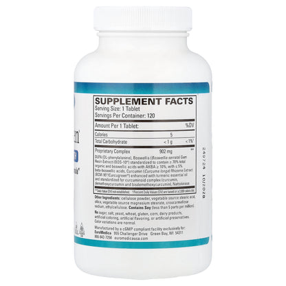 EuroMedica, Curaphen®, 120 Tablets