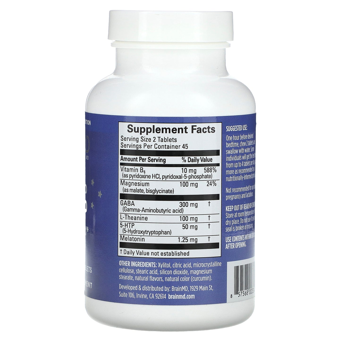 BrainMD, Put Me To Sleep Naturally, 90 Chewable Tablets