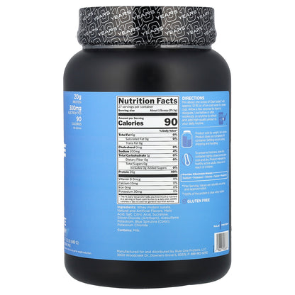 Rule One Proteins, Clear Isolate™, Blue Raspberry, 1.52 lb (689 g)