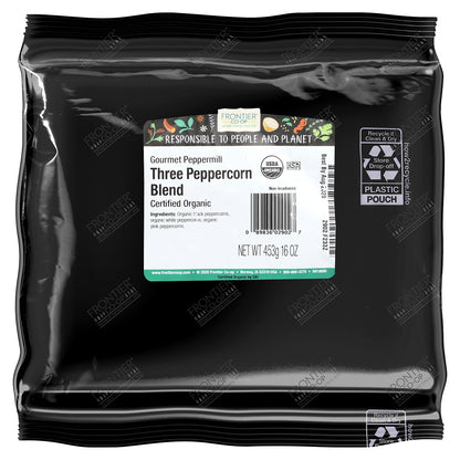 Frontier Co-op, Gourmet Peppermill Three Peppercorn Blend, 16 oz (453 g)