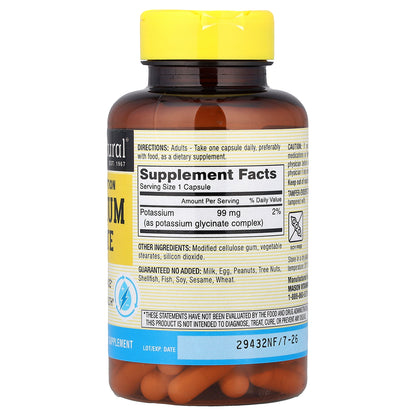 Mason Natural, Optimum Absorption Potassium Glycinate, 90 Veggie Caps