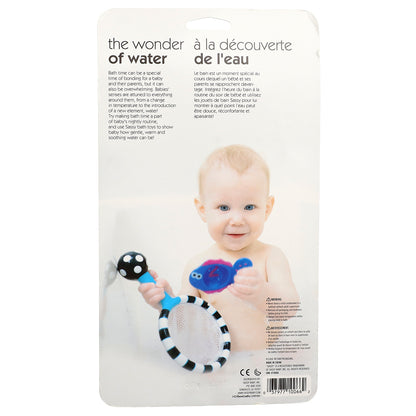 Sassy, Bath Toy, Catch 'n Count Net,  6 + Months, 4 Piece Set