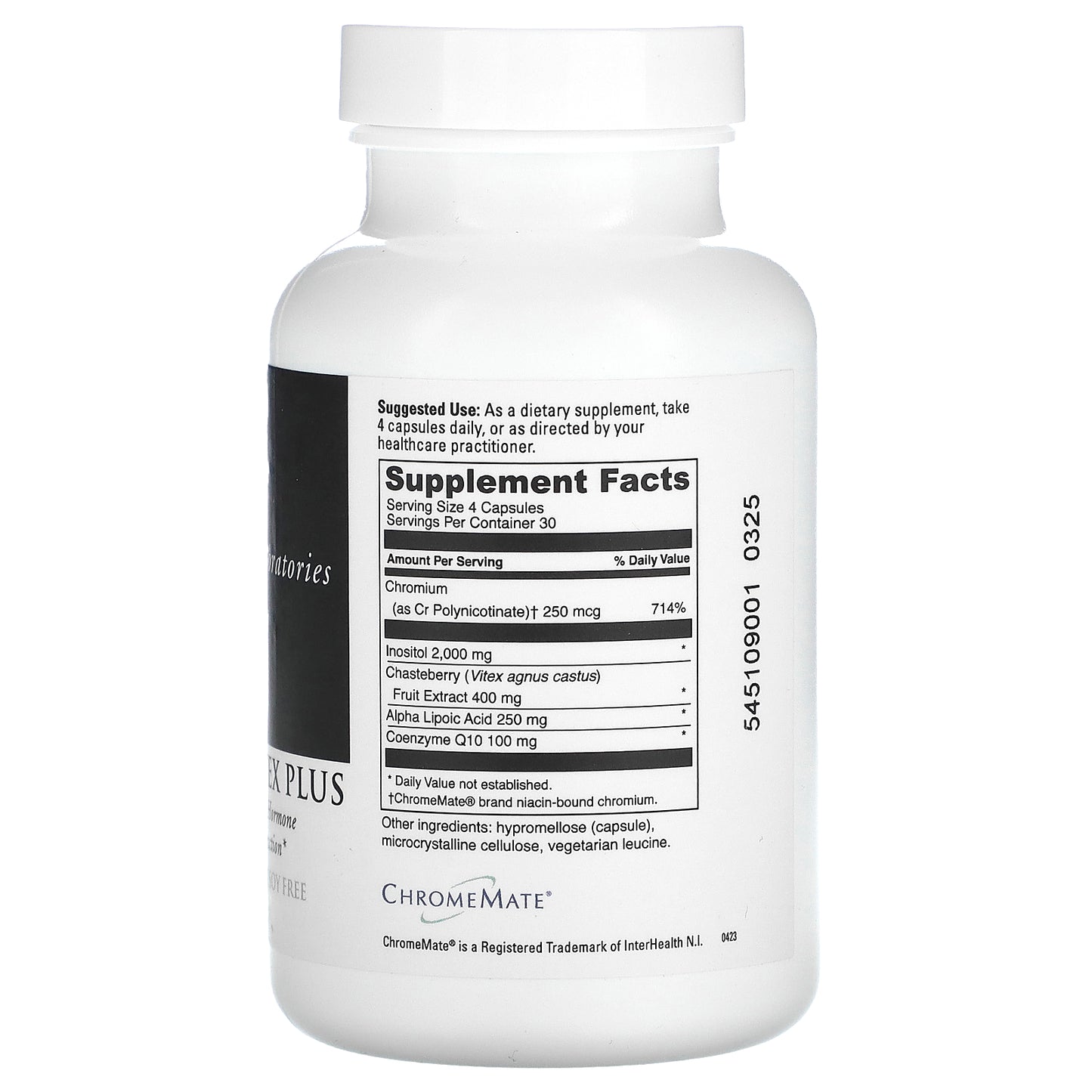 DaVinci Laboratories, Inositol + Vitex Plus , 120 Capsules