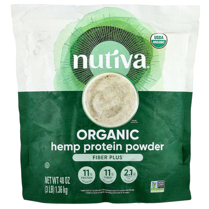 Nutiva, Organic Hemp Protein Powder, 3 lbs (1.36 kg)