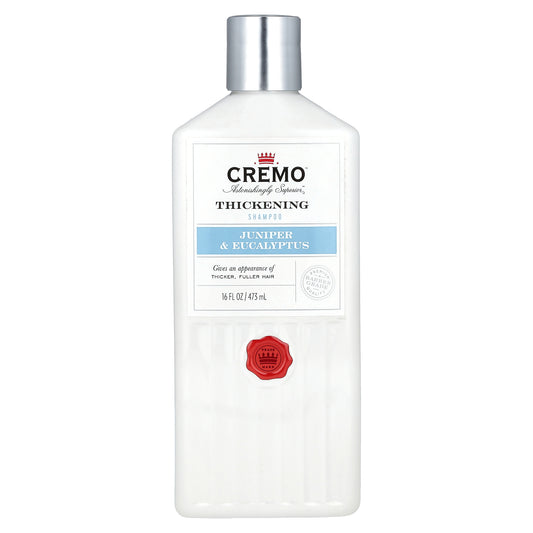 Cremo, Thickening Shampoo, Juniper & Eucalyptus,  16 fl oz (473 ml)