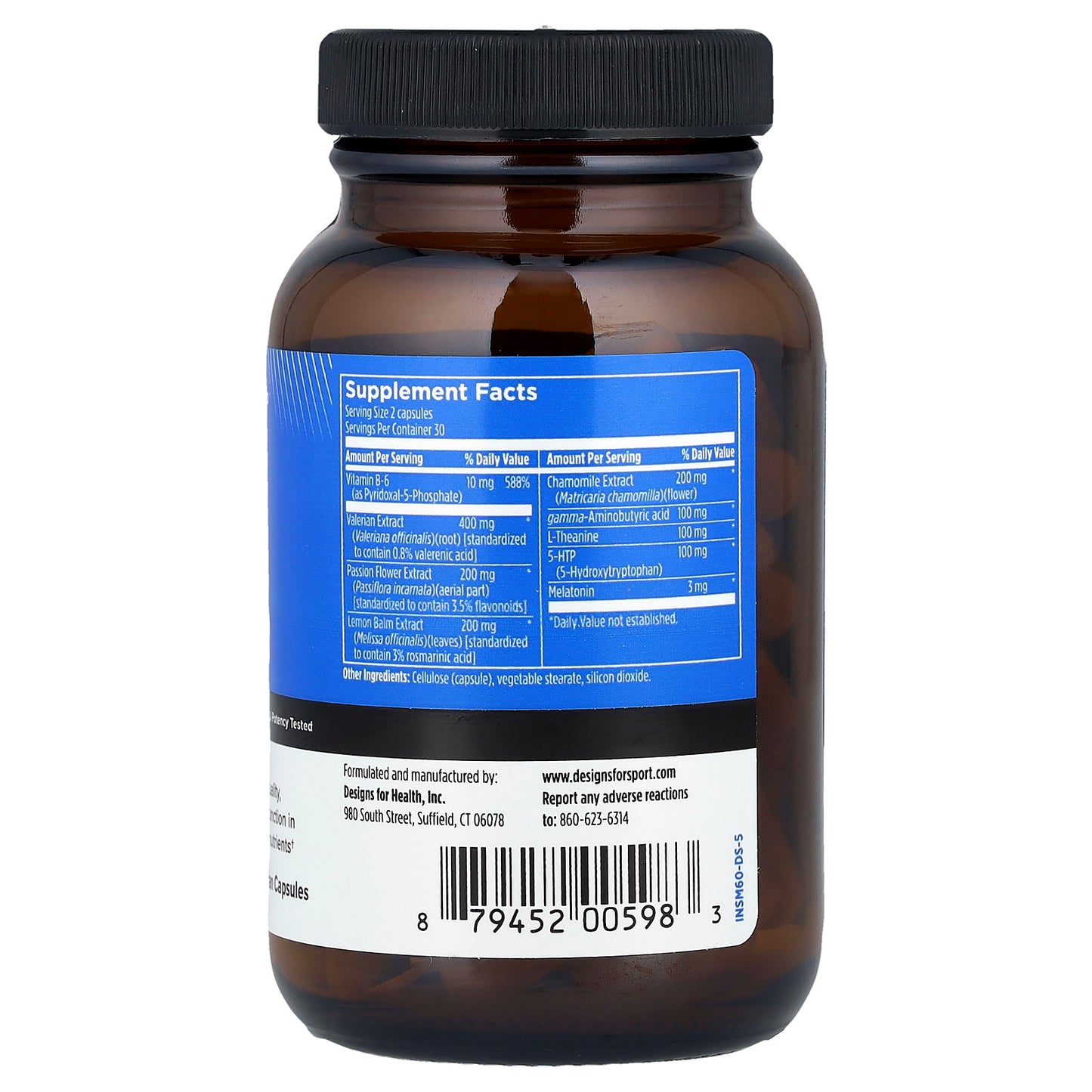 Designs For Health, Sleep Complex, 60 Vegetarian Capsules