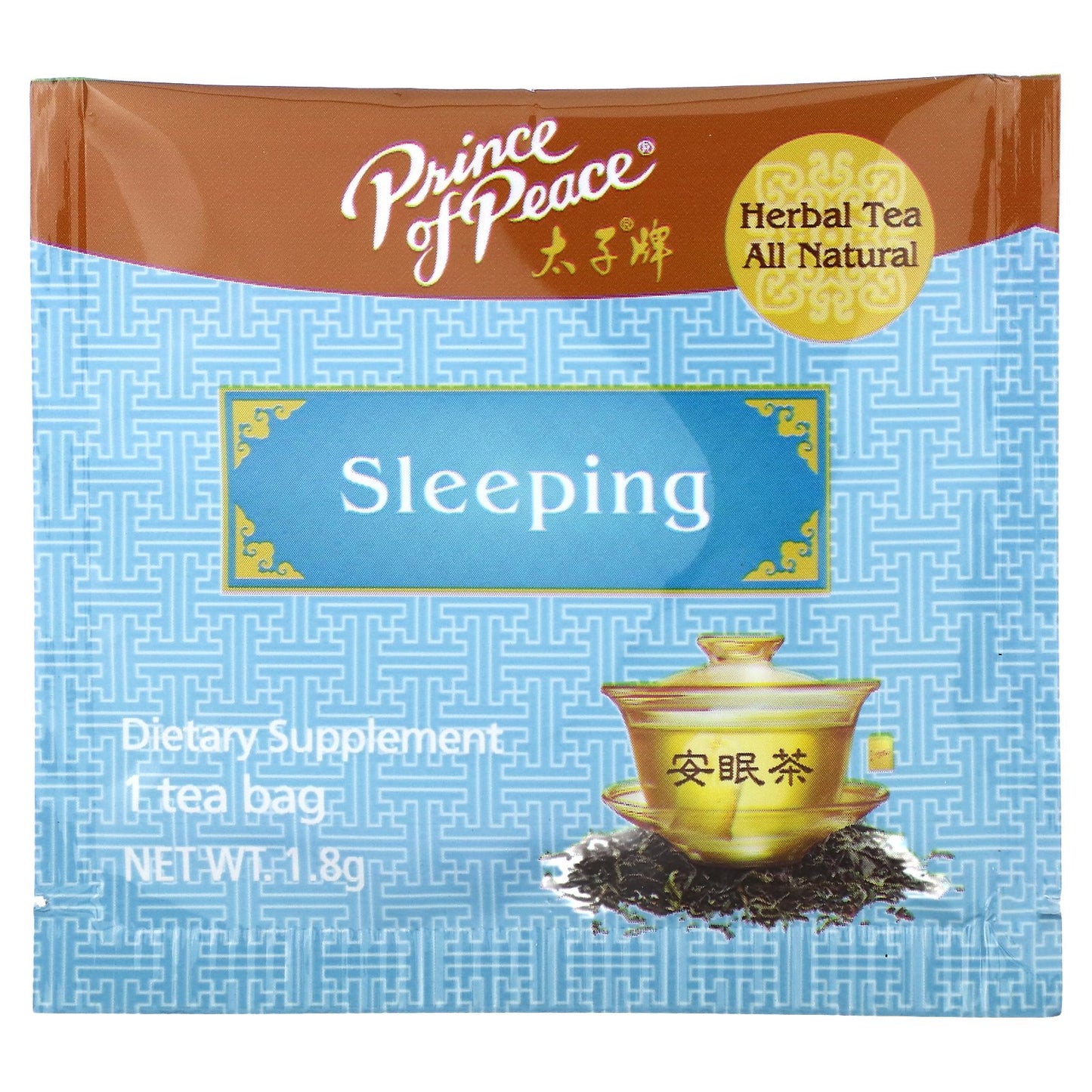 Prince of Peace, Herbal Tea, Sleeping, 18 Tea Bags, 1.14 oz (32.4 g)