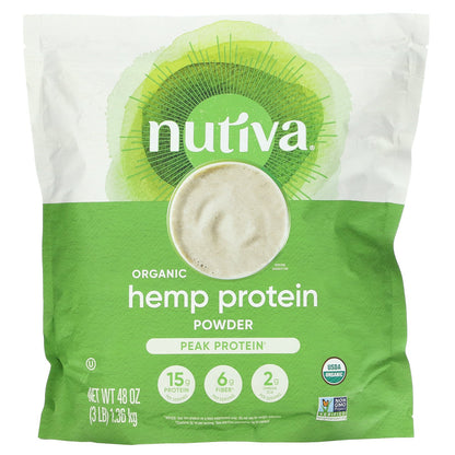 Nutiva, Organic Hemp Protein Powder, 3 lb (1.36 kg)