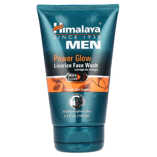 Himalaya, Men, Power Glow, Licorice Face Wash, 3.4 fl oz (100 ml)