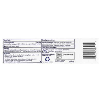 Crest, Kids Advanced, Fluoride Anticavity Toothpaste, 3+ Yrs, Bubblegum, 3 Pack, 4.2 oz (119 g) Each