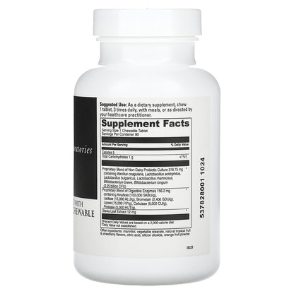 DaVinci Laboratories, Mega Probiotic ND with Digestive Enzymes Chewable , 90 Chewable Tablets