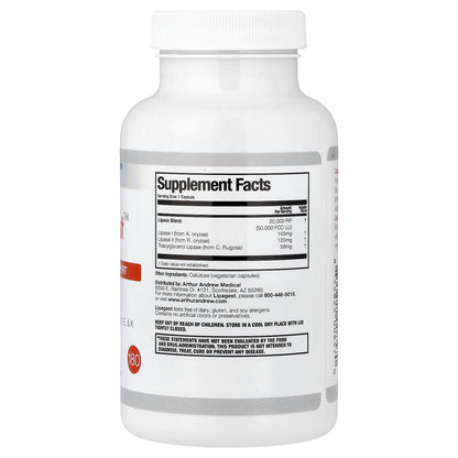 Arthur Andrew Medical, Lipagest™, 180 Capsules