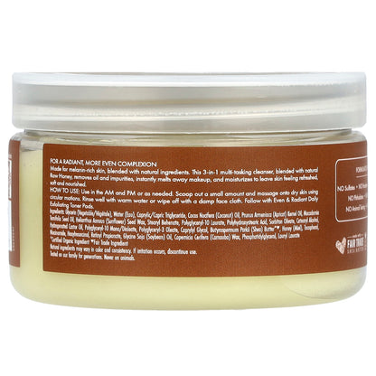 SheaMoisture, Even & Radiant Raw Honey, 3-In-1 Melting Cleansing Balm, 3.2 oz (91 g)