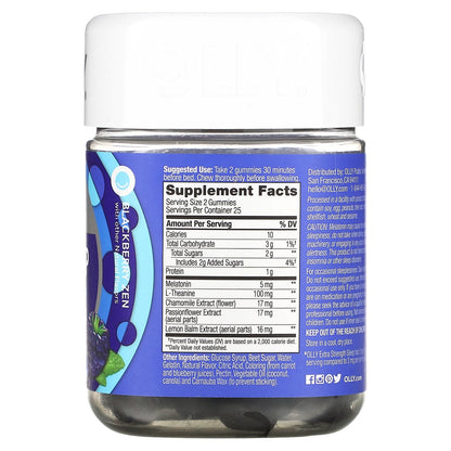 OLLY, Sleep, Blackberry Zen, 50 Gummies